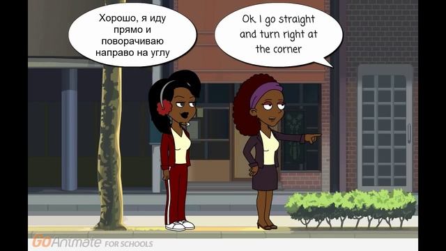 Английский онлайн. Тема: Как добраться до.. ? (с английскими субтитрами) смотреть онлайн