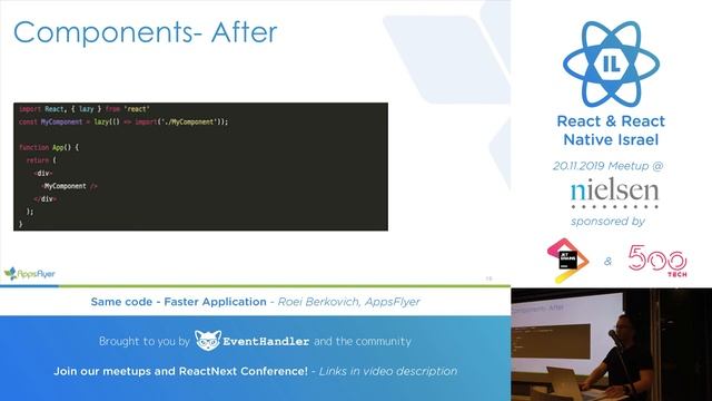 Same Code - Faster Application - Roei Berkovich (Hebrew) | React-IL Meetup 20.11.19 смотреть онлайн