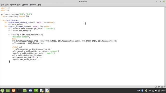 Convert Image to Binary Menggunakan Python dan Glade смотреть онлайн