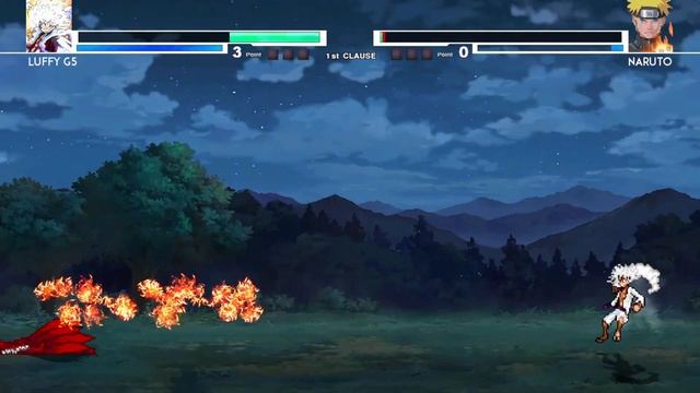 Luffy Gear 5 V2 OP (New) VS Naruto OP (all form) in Jump Force Mugen смотреть онлайн