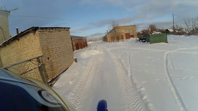 Как ведут себя цепи на колесах?/МОТОЗИМА смотреть онлайн