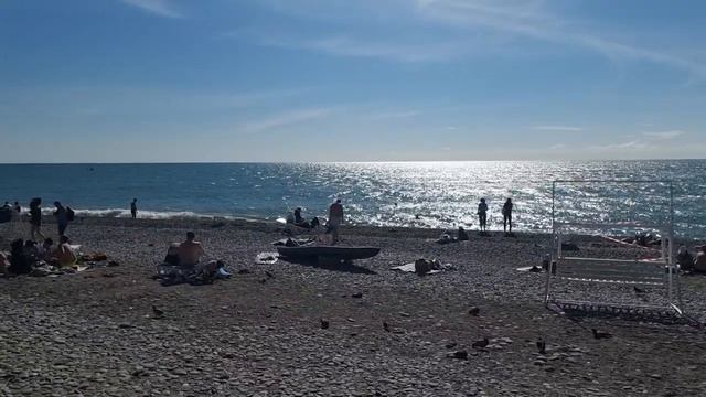Сочи. Пляж. Дагомыс. октябрь. смотреть онлайн
