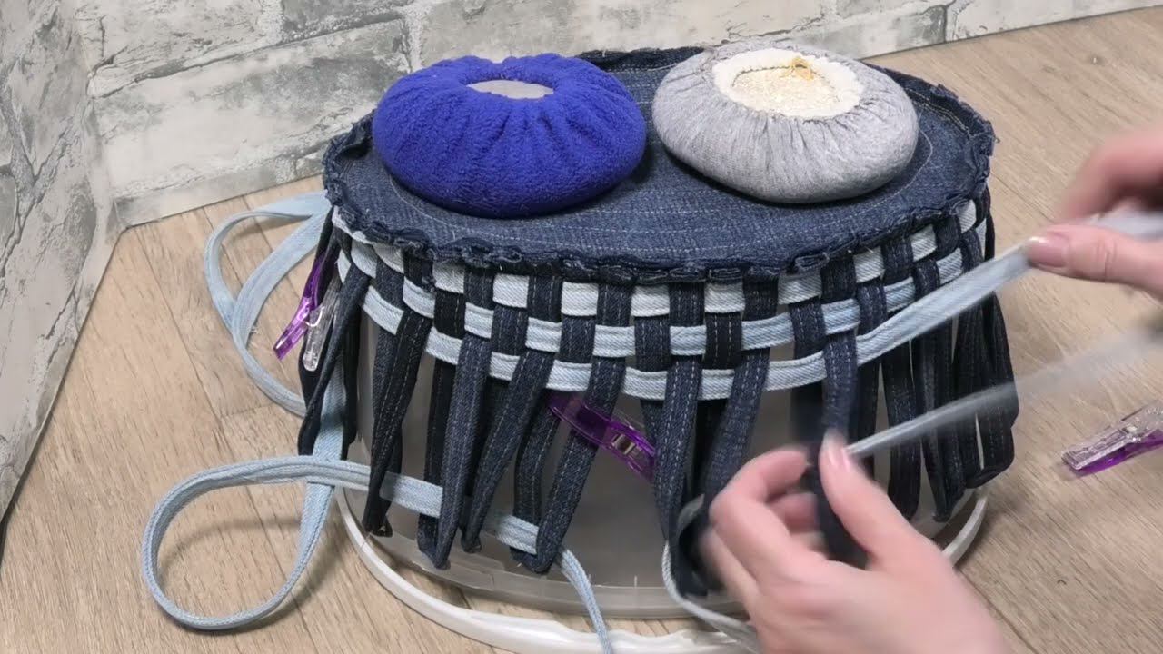 Вы только посмотрите на этот ШЕДЕВР из старых джинсов | УТИЛИЗАЦИЯ смотреть онлайн