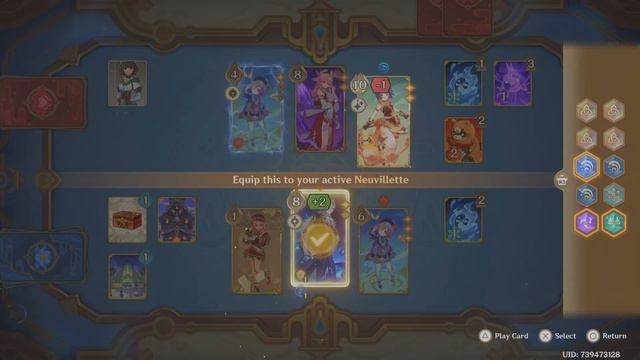 Neuvillette Charlotte Qiqi Genshin Impact TCG 4.5 смотреть онлайн