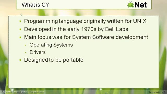 WiBit.Net - Programming in C (2011) - 01 - Introduction 1 смотреть онлайн