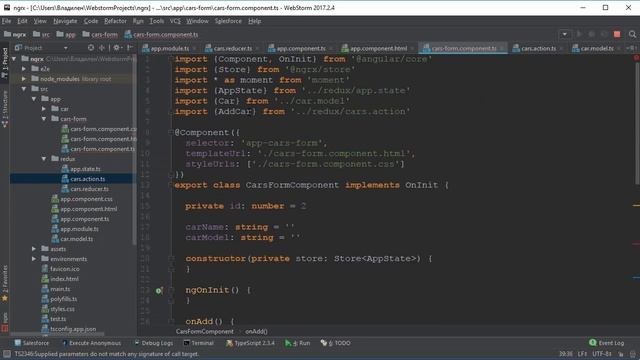 Урок 8 Angular 4 NgRx Добавление машины dispatch смотреть онлайн