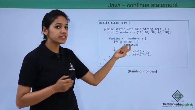 Java - Continue Statement смотреть онлайн
