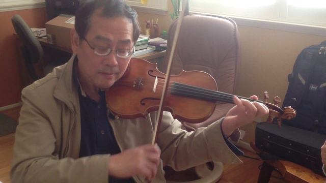 Amelie Violin Lesson 2014-02-02 11