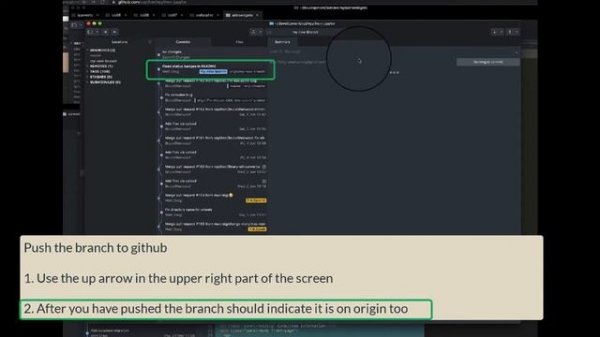 How to refresh your local copy, branch, commit and push in Sublime Merge
