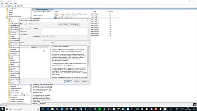 Fix remote desktop error CredSSP Encryption Oracle Remediation Step by Step.. смотреть онлайн