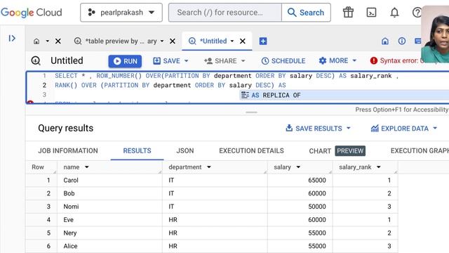 Mastering SQL for analytics interviews!! Part 2 : ROW NUMBER vs RANK vs DENSE RANK () in Bigquery смотреть онлайн