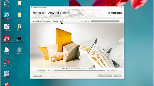 Installatie AutoDESK Inventor Professional 2018 Educational License смотреть онлайн