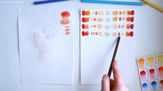 Как смешать ЦВЕТ КОЖИ | Акварель | Светлая кожа смотреть онлайн