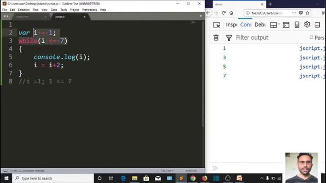 WHAT IS WHILE LOOP-JAVA SCRIPT-PART-12 смотреть онлайн