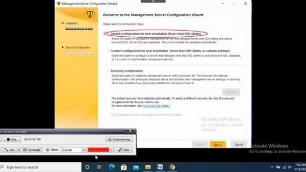 Symantec endpoint protection manager 14.3 Ru1 Installation and configuration