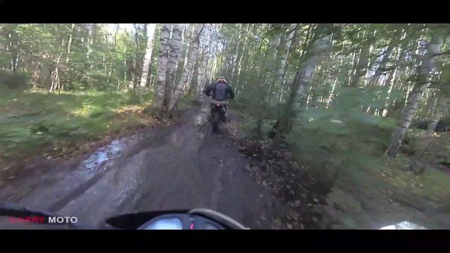 HUSQVARNA 250, HONDA 250, SHARMAN 250. Кросс эндуро прохват.