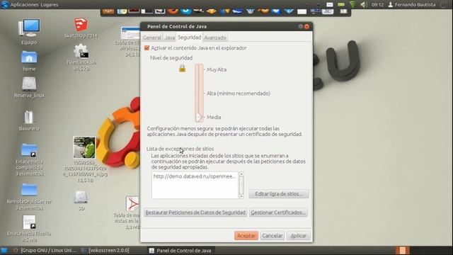 Configurar seguridad java ubuntu смотреть онлайн