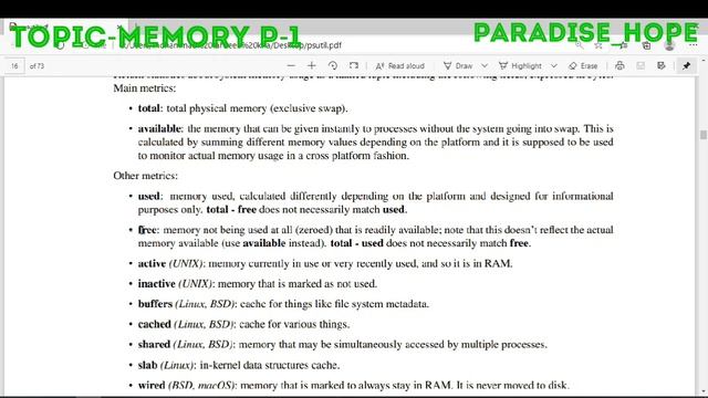 Psutil python Topic-memory P-1 how to get information about virtual memory смотреть онлайн