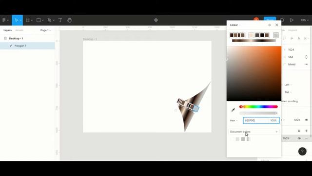 How to make gold paper effect in figma смотреть онлайн