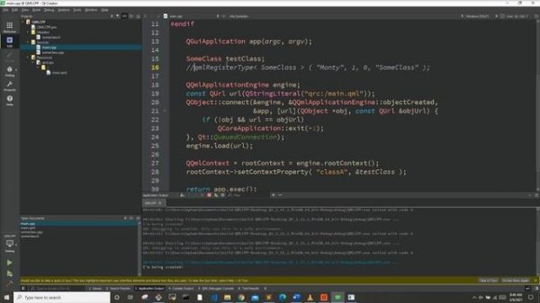 Integrating C++ with QML