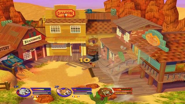 Tom and Jerry in War of the Whiskers - Jerry vs Monster Jerry vs Robocat Funny Cartoon Video Game H смотреть онлайн