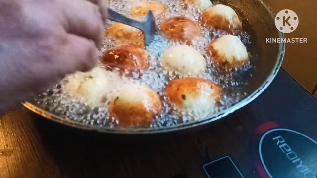 КАРТОФЕЛЬНЫЙ ШАРИКИ ИЛИ КАРТОФЕЛЬНЫЙ ПОНЧИКИ! РЕЦЕПТ ИЗ ДЕТСТВА! ПРОСТОЙ И БЫСТРЫЙ!??? смотреть онлайн