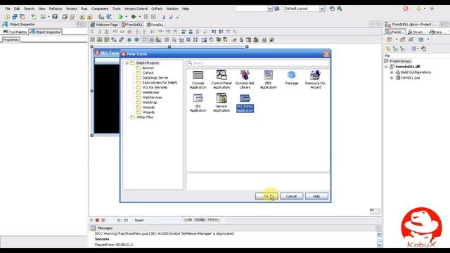 Form in a DLL file Delphi tutorials смотреть онлайн