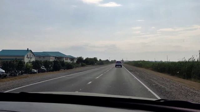 Лето, жара. Поселок Пересыпь. Едем на машине, показываю обстановку на побережье Азовского моря смотреть онлайн