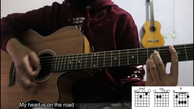 Lolo Zouaï - Moi + Look at Us | Acoustic Cover with chords by Adindakarts смотреть онлайн