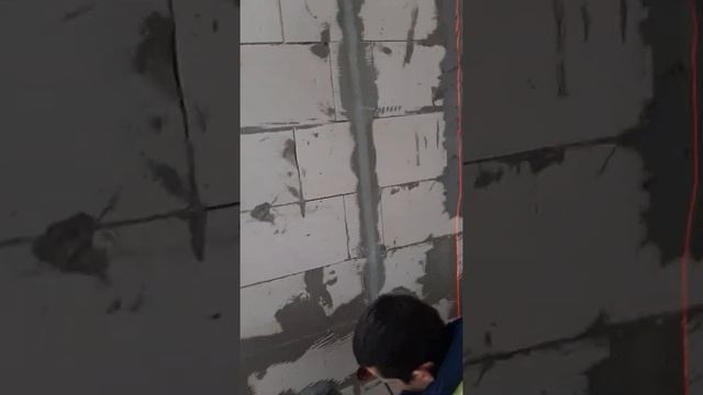 Штукатурка станцией РИТМ (начало объекта)