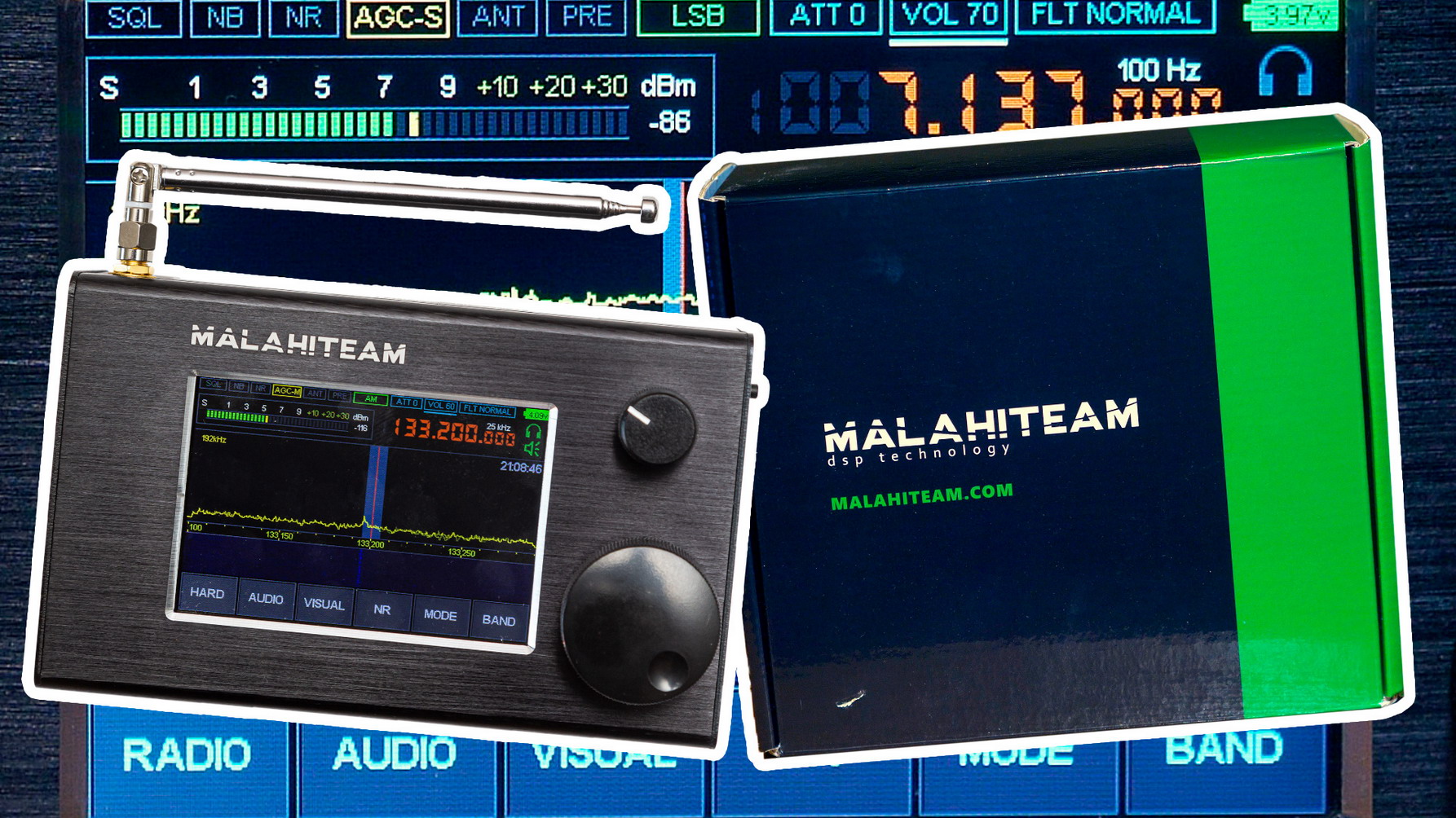 Новый Малахит DSP2, новые возможности приёмника. смотреть онлайн