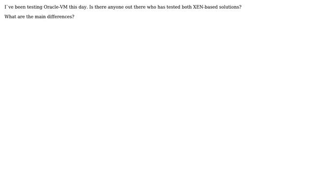 Unix & Linux: Difference between Oracle VM and Citrix XEN? смотреть онлайн