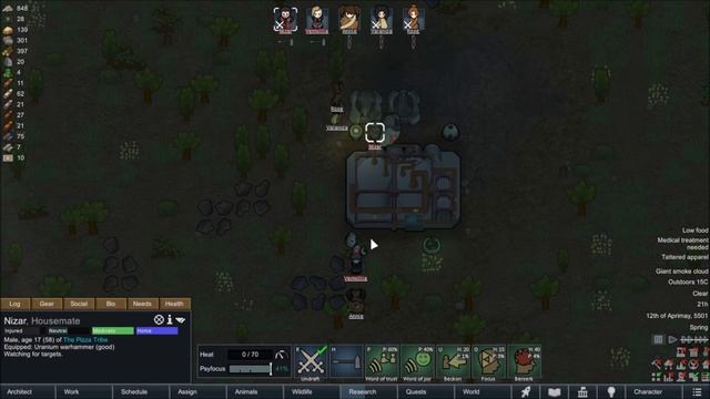 Lost Tribe: Early Game Base Defence - Rimworld #12