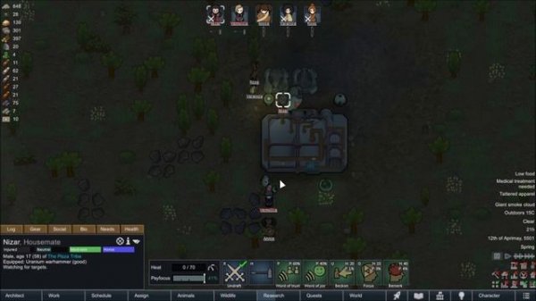 Lost Tribe: early game base defence - Rimworld #12