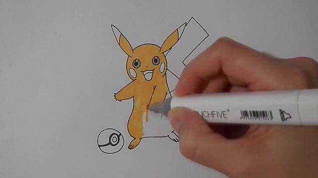 Рисуем просто ПОКЕМОНА ПИКАЧУ/980/Draw just POKEMON PIKACHU смотреть онлайн
