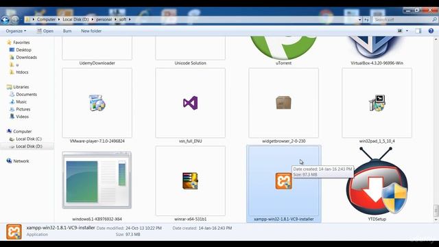 jQuery Ajax 165 - Installing xampp смотреть онлайн