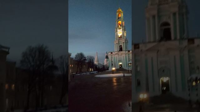 Троице-Сергиевская Лавра вечерний звон колокола смотреть онлайн