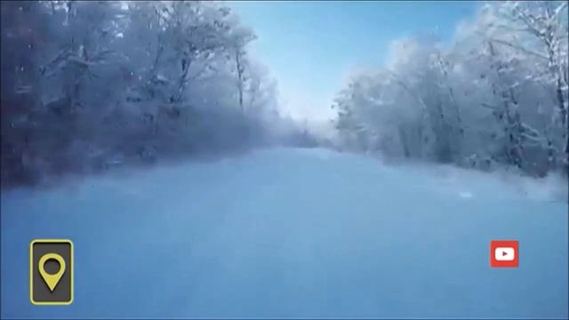 Зимние забавы: привязать к машине сани и прокатиться с ветерком смотреть онлайн