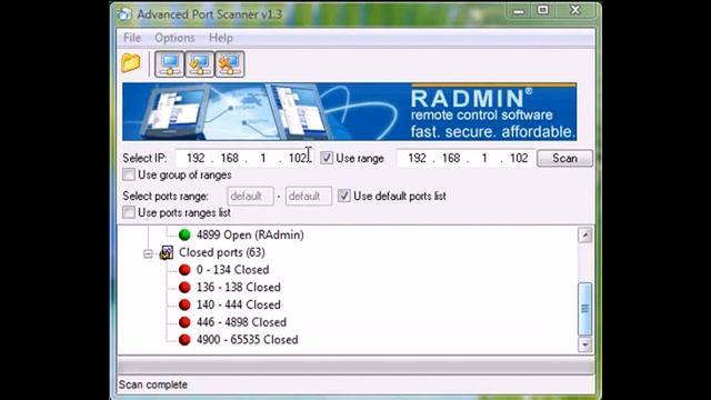Advanced Port Scanner how to find open ports смотреть онлайн