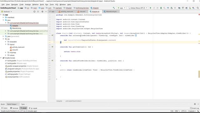 RecyclerView - Kotlin Beginner Example смотреть онлайн