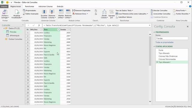 Excel 2016 - Self-Service BI - Power Query para fazer ETL e estruturar seus dados смотреть онлайн