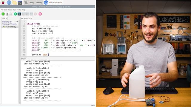 PiicoDev Air Quality Sensor | Guide For Raspberry Pi смотреть онлайн