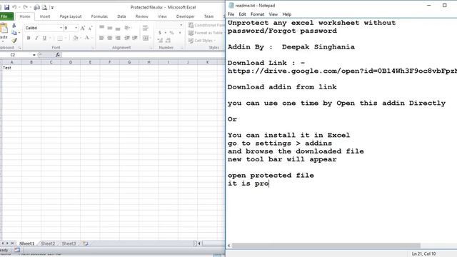 Open /Break Password Protected Excel File (100% Free) without password / forget password смотреть онлайн