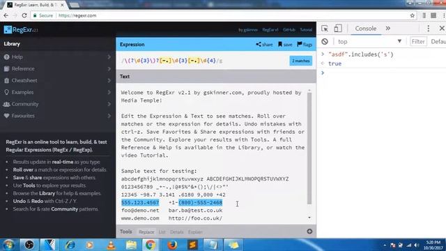 1.0 Introduction to regular expression смотреть онлайн