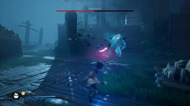 Kena Bridge of Spirits Warrior boss fight - How to beat the Warrior смотреть онлайн