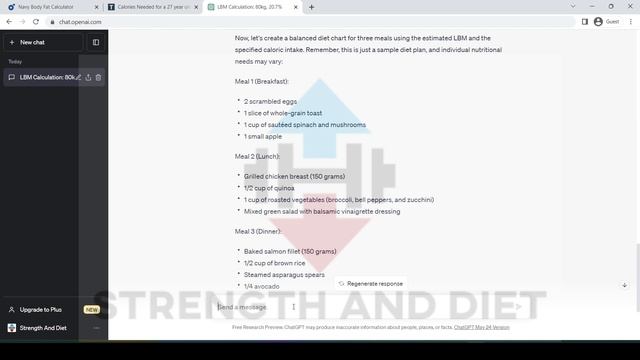 Create your Free Diet Chart using ChatGPT - Tamil смотреть онлайн