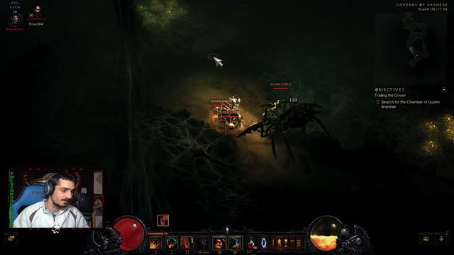 RANDOM | DIABLO 3 | REFLECTION | Modo:Experto | La cueva de la Araña смотреть онлайн