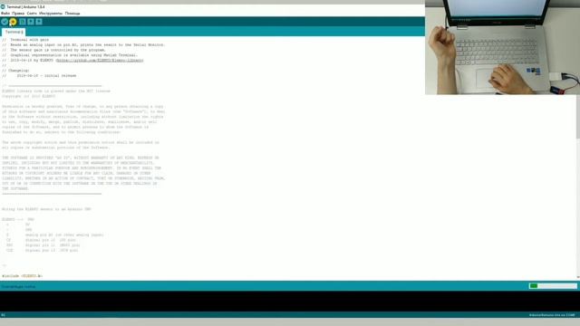 Обзор модуля ЭМГ (датчика мышц) MYO v1.0. Подключение к Arduino. смотреть онлайн