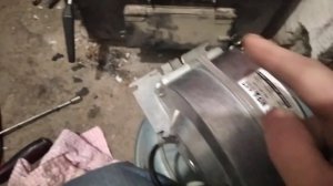 Чистка вентилятора ( турбины) котла