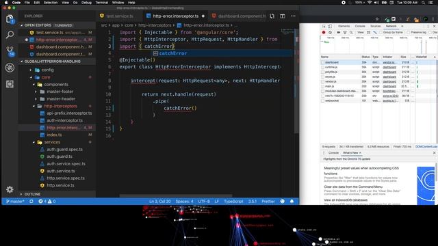 Catch HTTP Error Globally across application using HttpIntereptor - Angular 6 | 7 - CodeWithSrini смотреть онлайн
